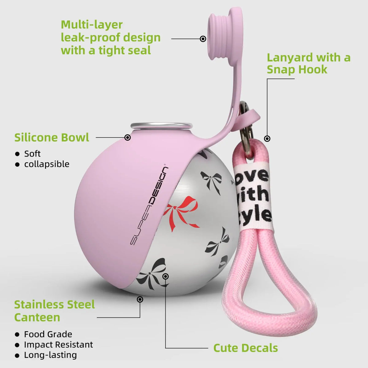 Portable Dog Water Bottle for Small Dogs